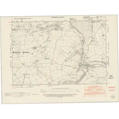 1948 Map of Cardiganshire XXXVII.NE, 1953 Print