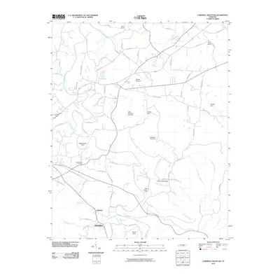 2010 Map of Cardwell Mountain, 2010 Print