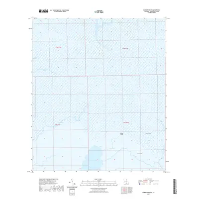 2020 Map of Carencro Bayou, 2020 Print
