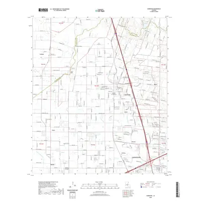 2020 Map of Carencro, 2020 Print
