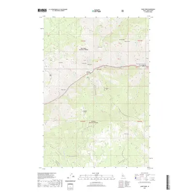 2020 Map of Carey Dome, 2020 Print