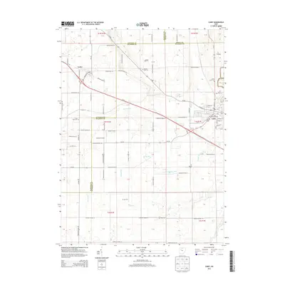 2013 Map of Carey, 2013 Print