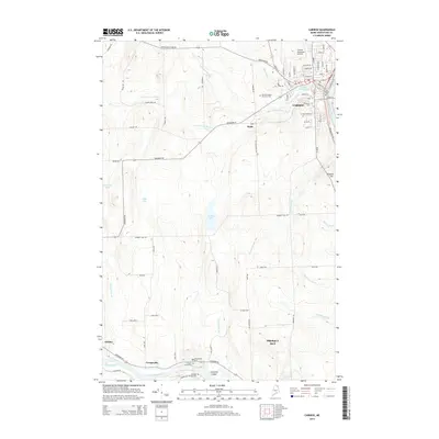 2014 Map of Caribou, 2014 Print