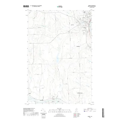 2018 Map of Caribou, 2018 Print