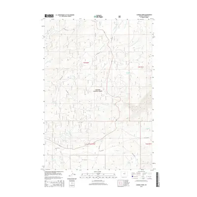 2015 Map of Caribou Creek, 2015 Print