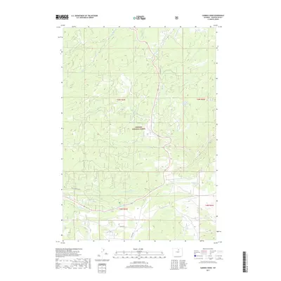 2017 Map of Caribou Creek, 2017 Print