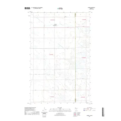 2019 Map of Caribou, 2019 Print