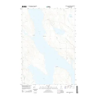 2014 Map of Caribou Lake North, 2014 Print