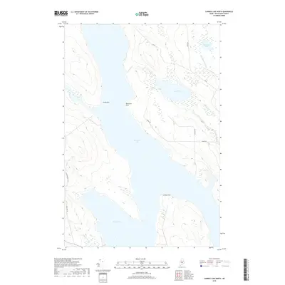 2018 Map of Caribou Lake North, 2018 Print