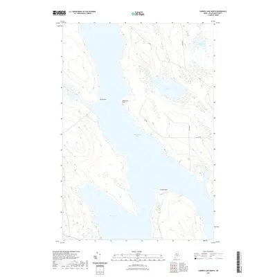 2021 Map of Caribou Lake North, 2021 Print