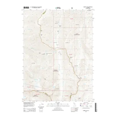 2015 Map of Caribou Lake, 2015 Print