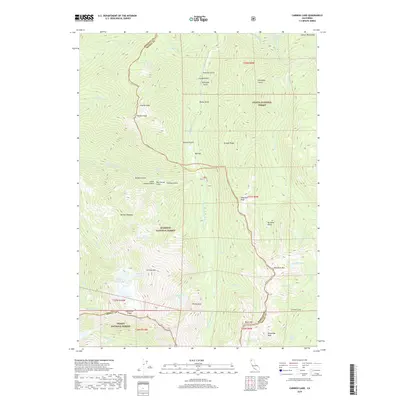 2018 Map of Caribou Lake, 2018 Print