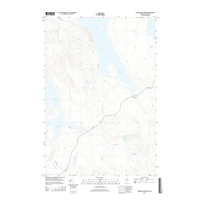 2014 Map of Caribou Lake South, 2014 Print