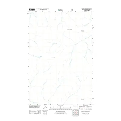 2011 Map of Caribou Peak, 2011 Print