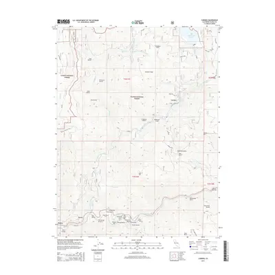 2015 Map of Caribou, 2015 Print