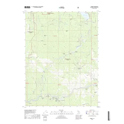 2018 Map of Caribou, 2018 Print