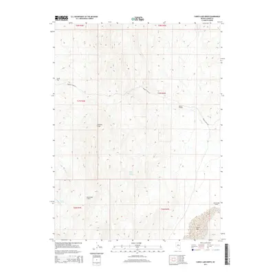 2014 Map of Carico Lake North, 2014 Print