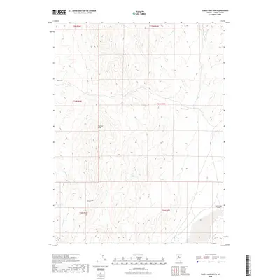 2018 Map of Carico Lake North, 2018 Print