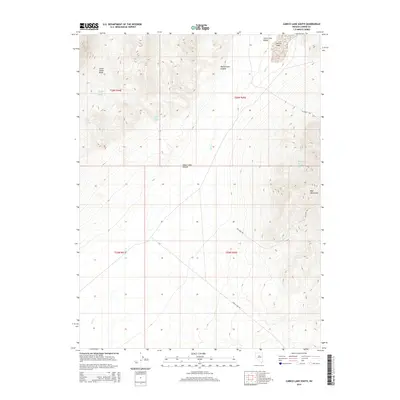 2014 Map of Carico Lake South, 2014 Print