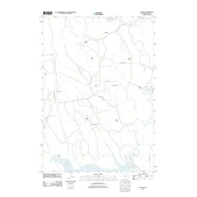 2012 Map of Carlile, 2012 Print
