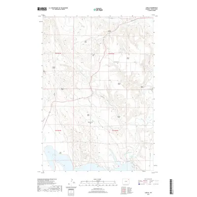 2017 Map of Carlile, 2017 Print