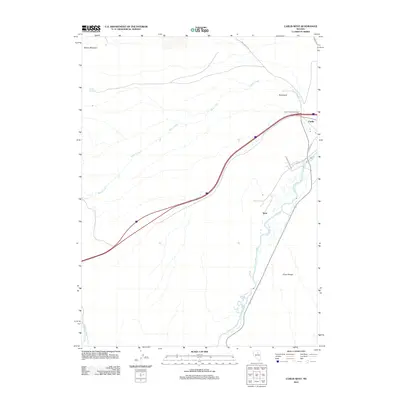 2012 Map of Carlin West, 2012 Print