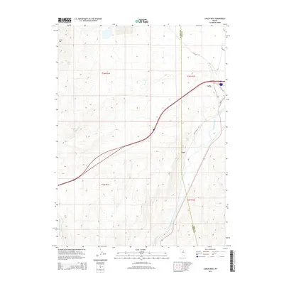 2014 Map of Carlin West, 2014 Print