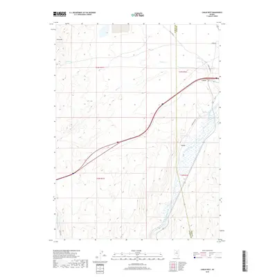 2018 Map of Carlin West, 2018 Print