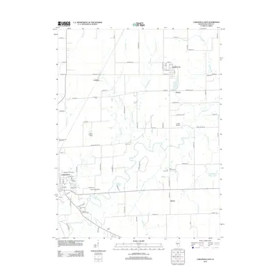 2012 Map of Carlinville East, 2012 Print