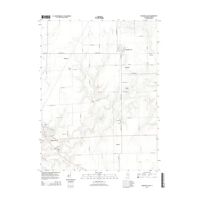 2015 Map of Carlinville East, 2015 Print