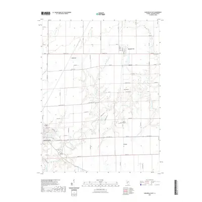 2021 Map of Carlinville East, 2021 Print