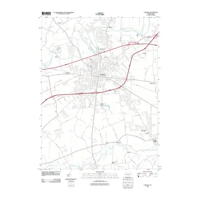2010 Map of Carlisle, 2010 Print