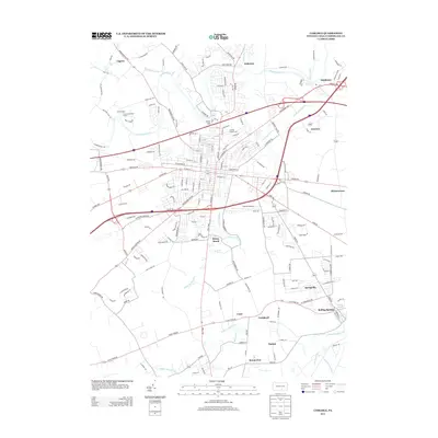 2013 Map of Carlisle, 2013 Print