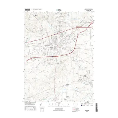 2016 Map of Carlisle, 2016 Print