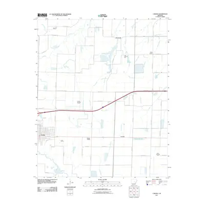 2011 Map of Carlisle, 2011 Print