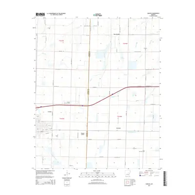 2014 Map of Carlisle, 2014 Print