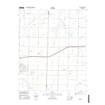 2017 Map of Carlisle, 2017 Print