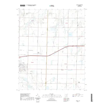 2020 Map of Carlisle, 2020 Print