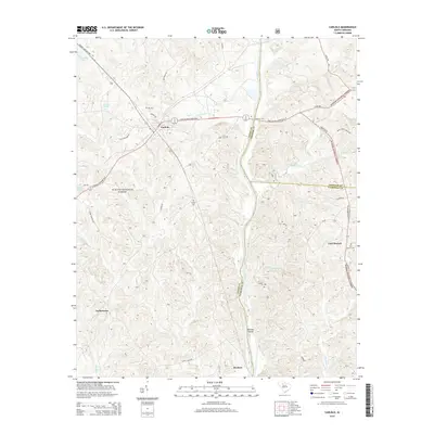 2014 Map of Carlisle, 2014 Print