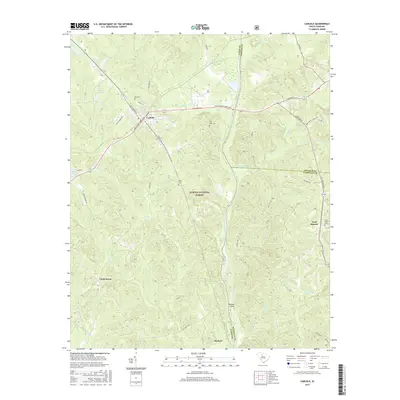 2017 Map of Carlisle, 2017 Print