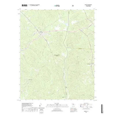 2020 Map of Carlisle, 2020 Print