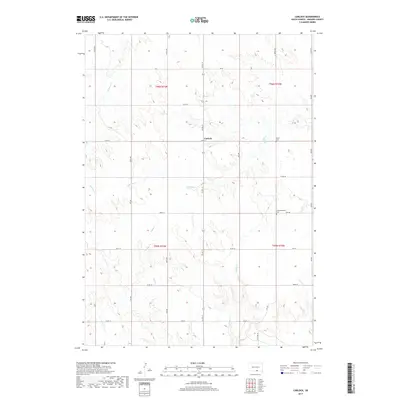 2017 Map of Carlock, 2017 Print