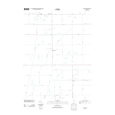 2013 Map of Carlos, 2013 Print