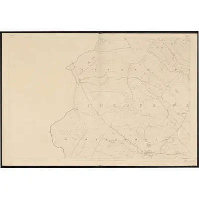 1839 Map of Carlow - Sheet 11, 1852 Print