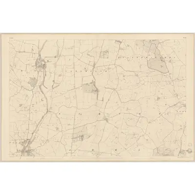 1839 Map of Carlow - Sheet 12, 1840 Print