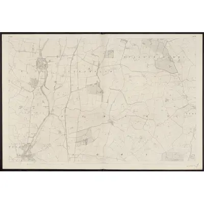 1839 Map of Carlow - Sheet 12, 1863 Print