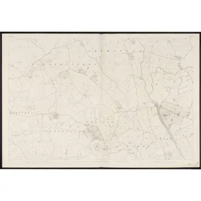 1839 Map of Carlow - Sheet 13, 1862 Print