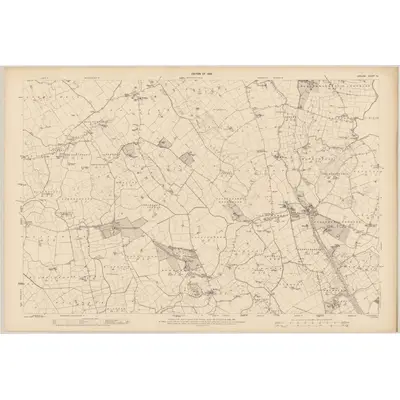 1906 Map of Carlow - Sheet 13, 1908 Print