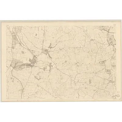 1839 Map of Carlow - Sheet 16, 1840 Print