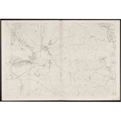 1839 Map of Carlow - Sheet 16, 1862 Print